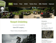 Tablet Screenshot of bikepark-schulenberg.de